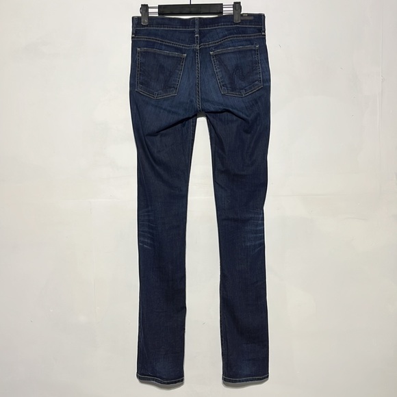 Citizens of Humanity Ava Low Rise Straight Leg Dark Wash Denim Jeans Size 27 - Picture 9 of 14